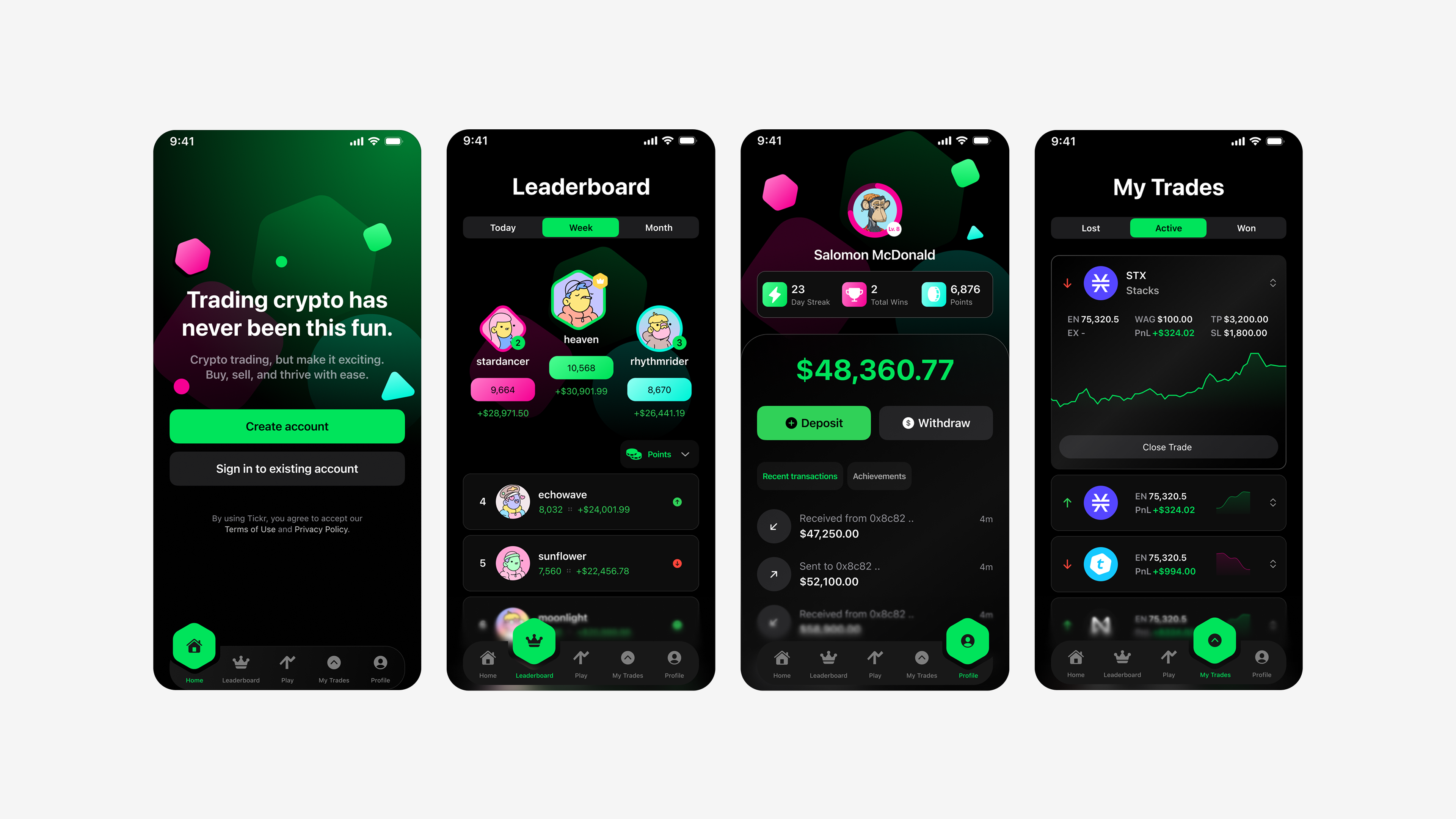 Tickr — screenshot 1